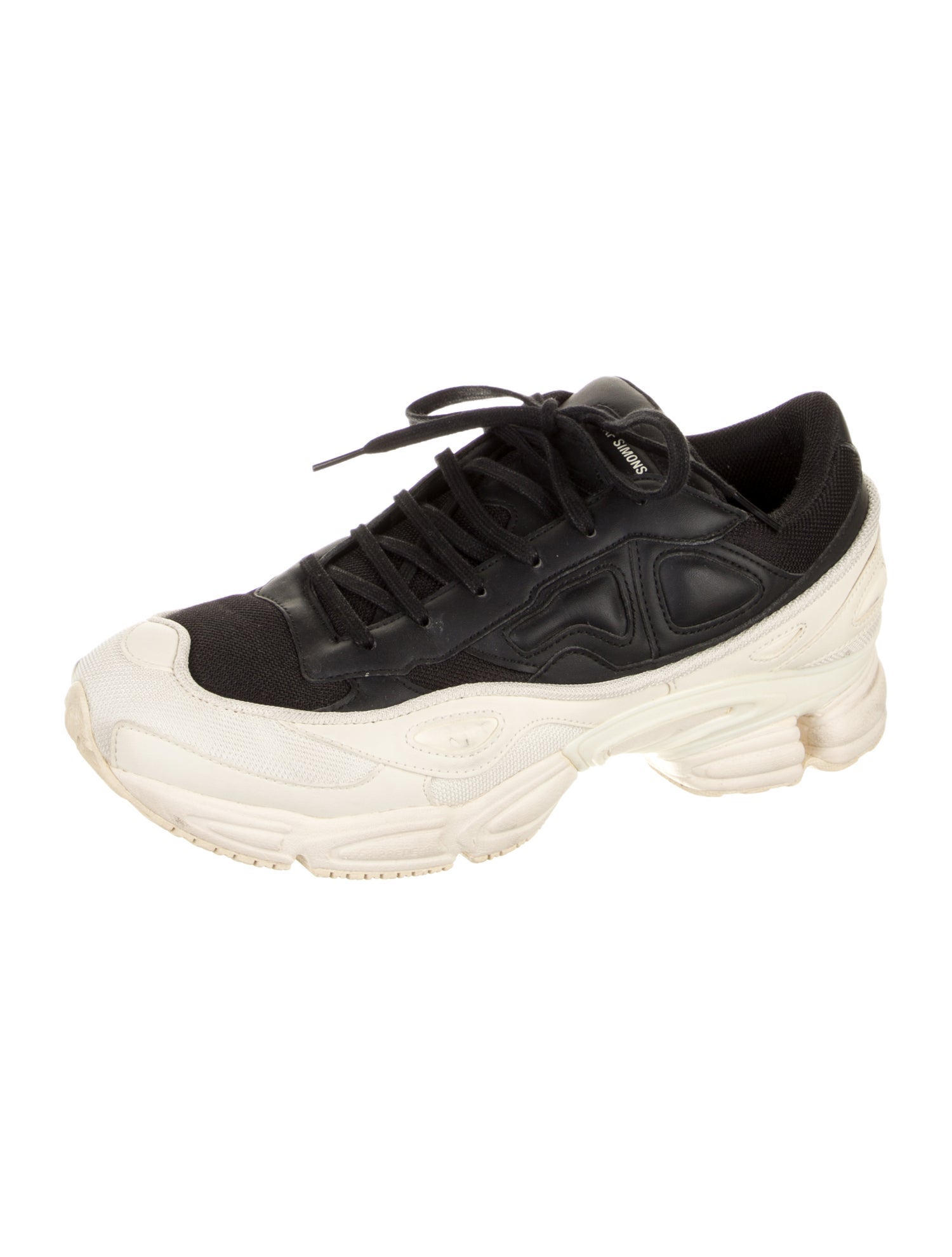 Raf Simons x adidas Leather Colorblock Pattern Sneakers