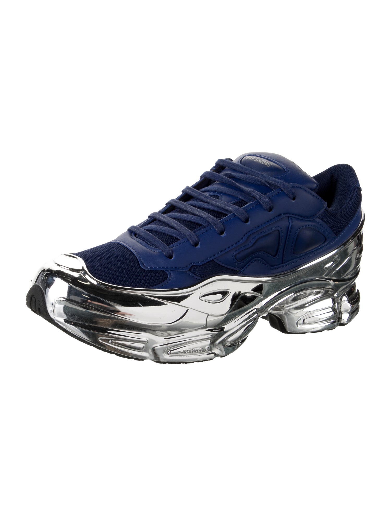 Raf Simons x adidas Leather Colorblock Pattern Sneakers