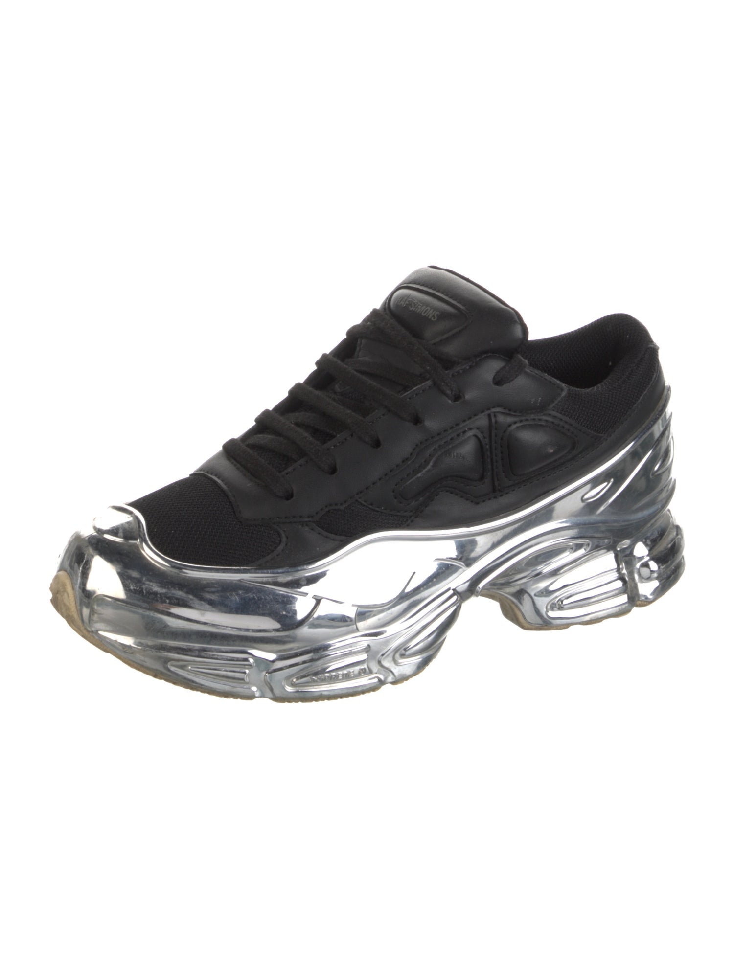Raf Simons x adidas Leather Colorblock Pattern Sneakers