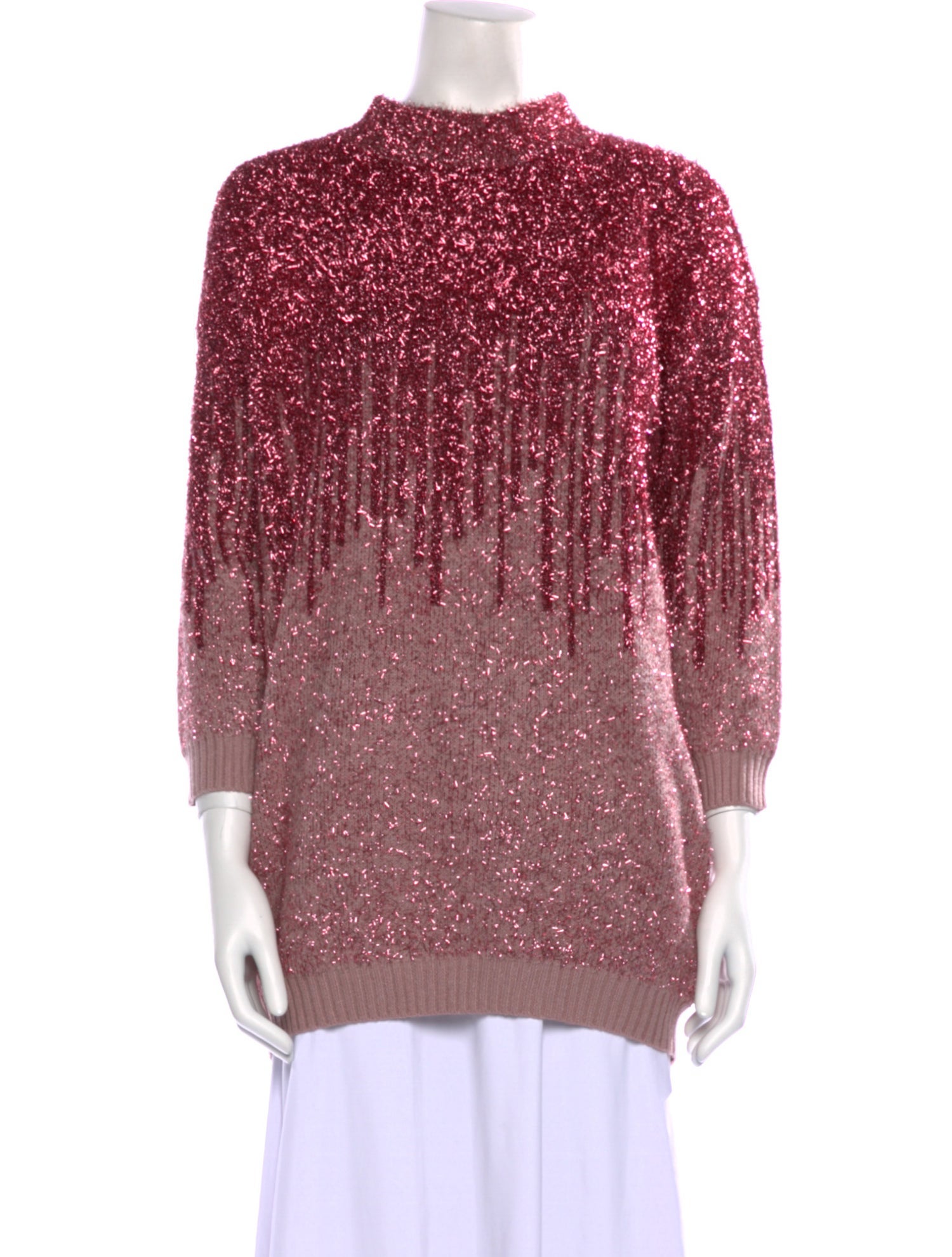 Raga Printed Mock Neck Sweater