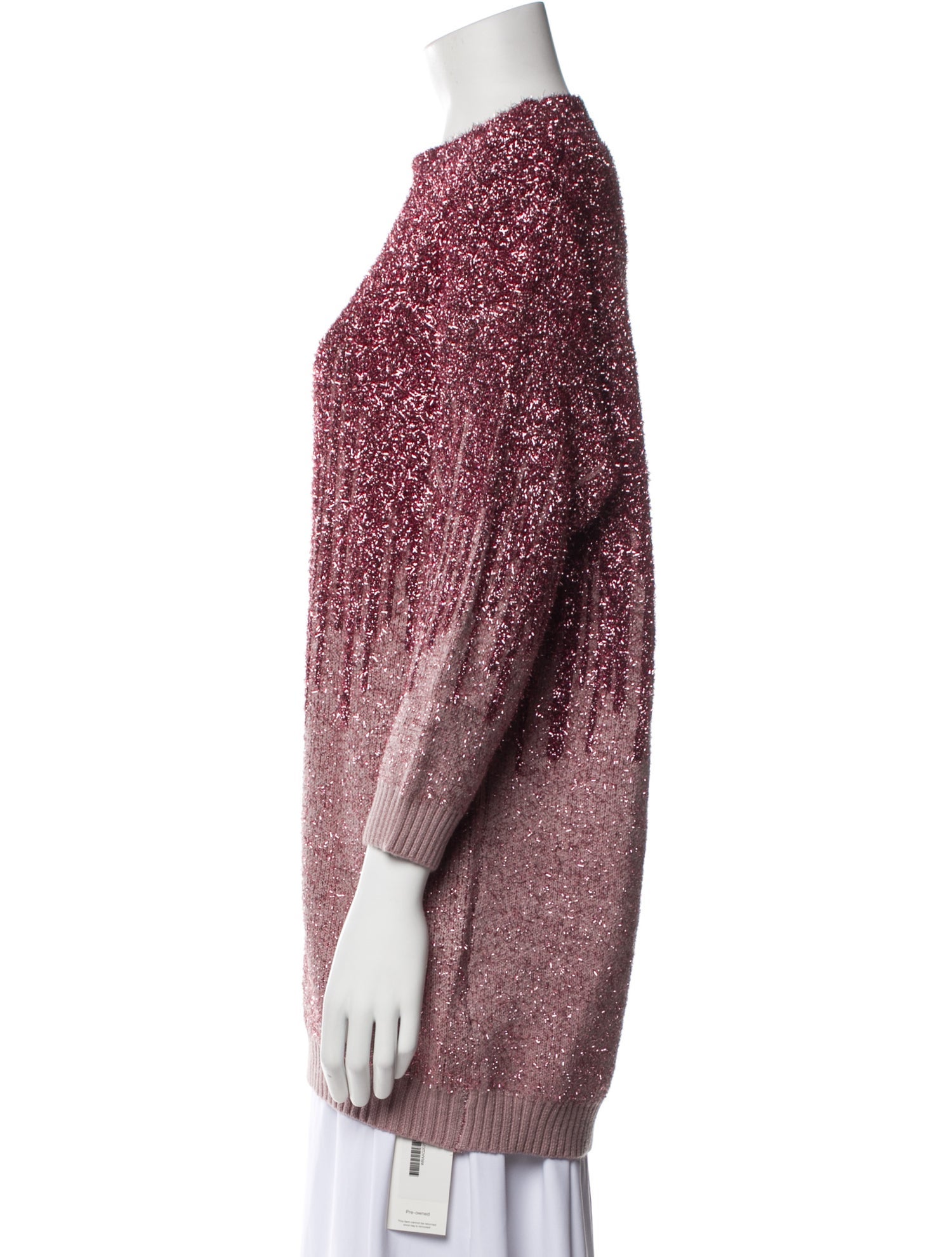 Raga Colorblock Pattern Crew Neck Sweater