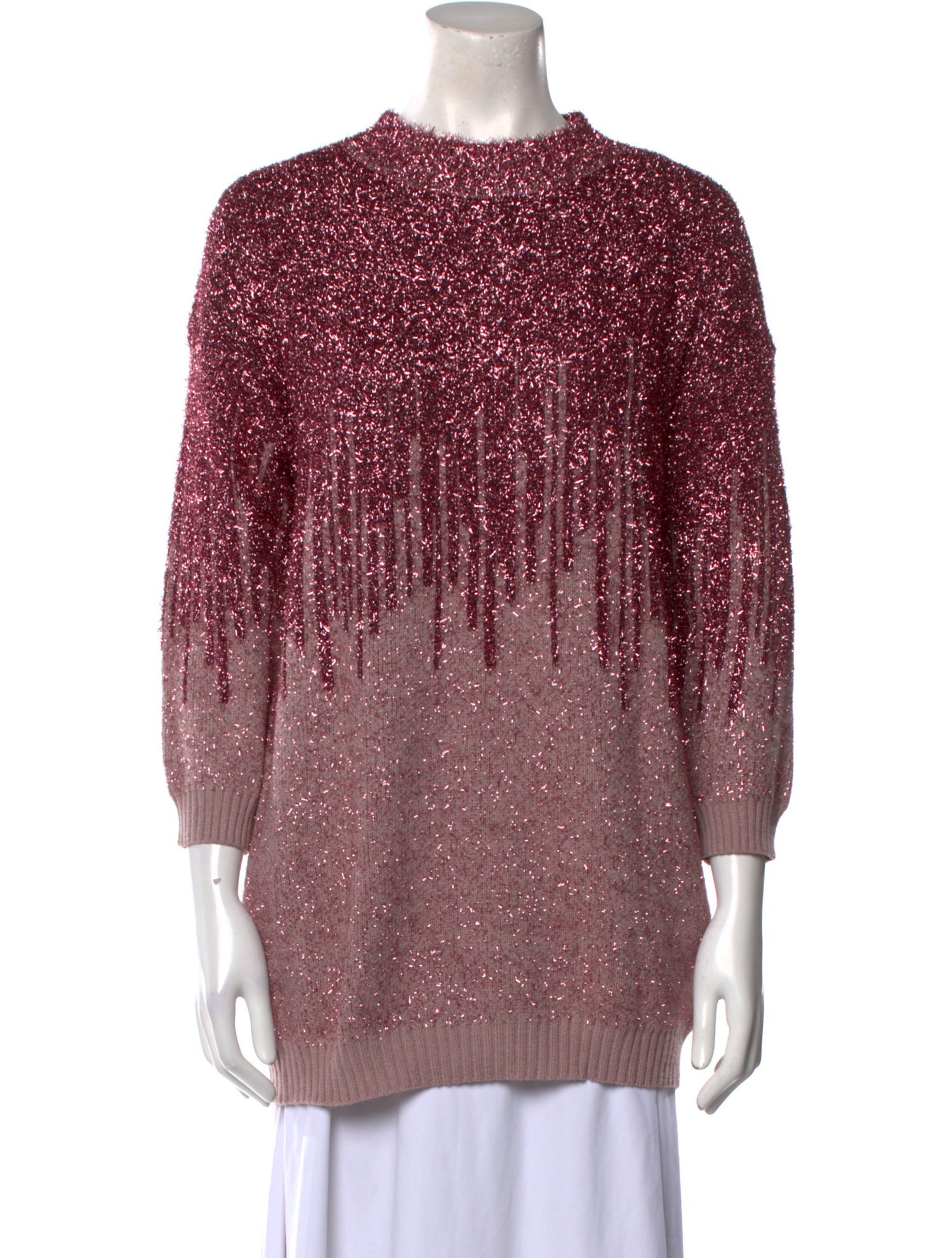 Raga Printed Mock Neck Sweater