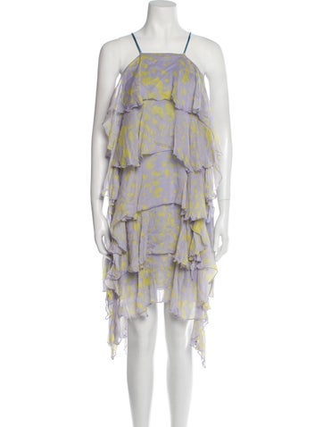 Rame Dresses Printed Midi Length Dress M