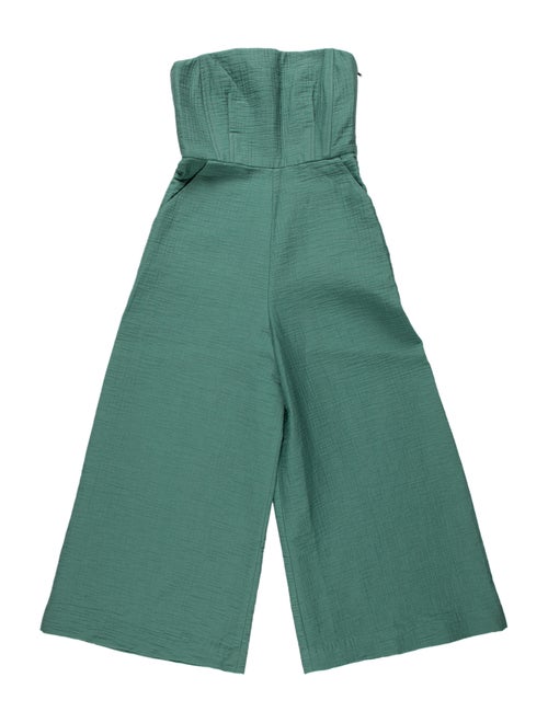 Rachel Comey Strapless Jumpsuit Green