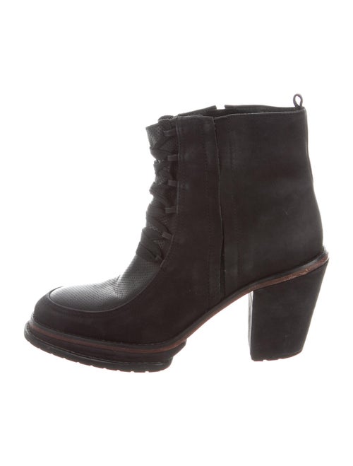 Rachel Comey Leather Lace-Up Boots Black
