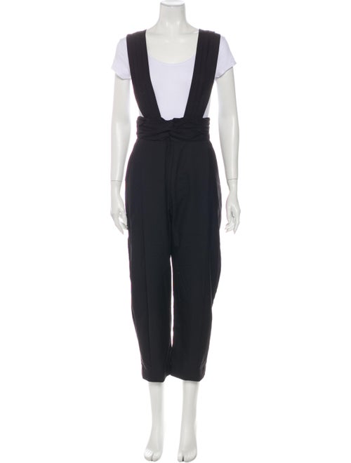 Rachel Comey Wool Square Neckline Jumpsuit Wool