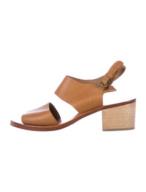 Rachel Comey Leather Slingback Sandals Brown