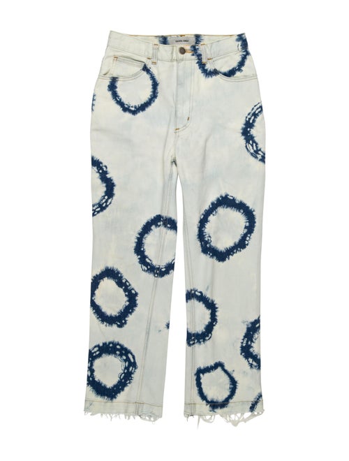 Rachel Comey Mid-Rise Straight Leg Jeans Blue