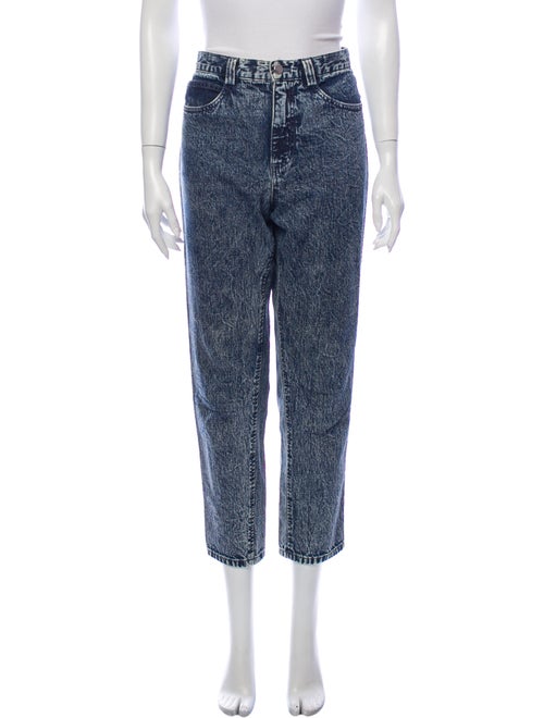 Rachel Comey Mid-Rise Straight Leg Jeans Blue