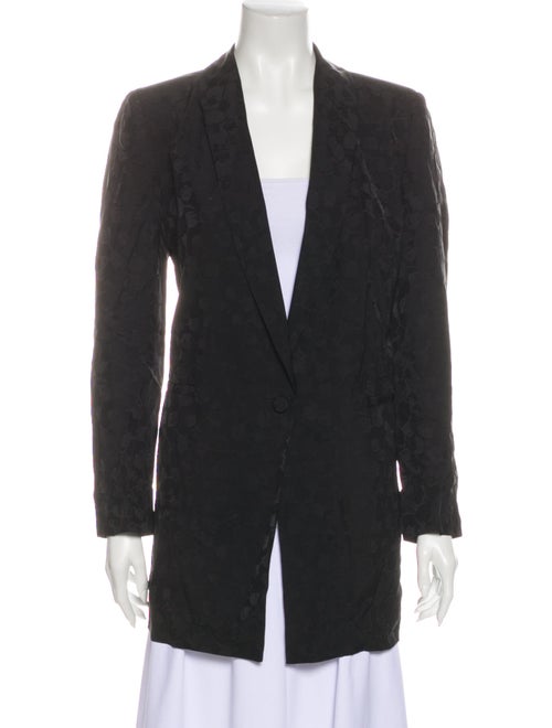 Rachel Comey Floral Print Coat Black