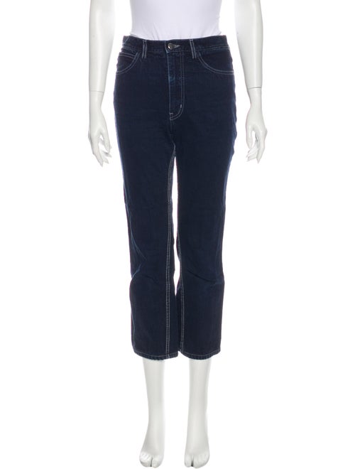 Rachel Comey Mid-Rise Straight Leg Jeans Blue