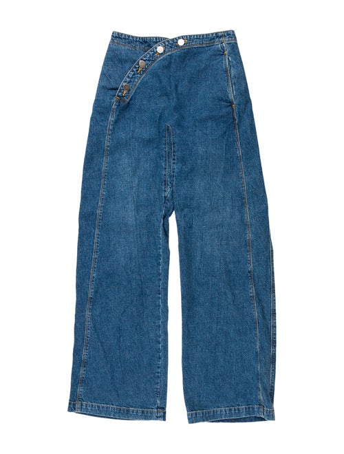 Rachel Comey High-Rise Wide Leg Jeans Blue