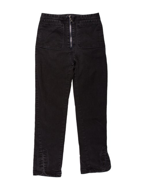 Rachel Comey Mid-Rise Straight Leg Jeans Black