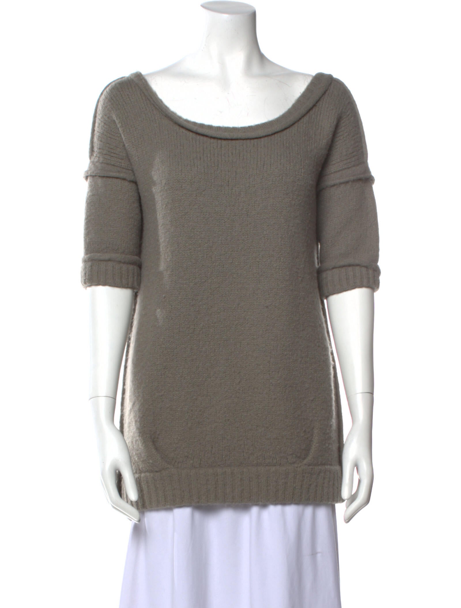 Rachel Comey Baby Alpaca Scoop Neck Sweater