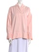 Rachel Comey Mock Neck Long Sleeve Blouse