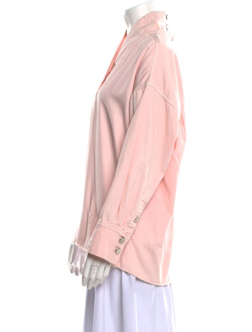 Rachel Comey Mock Neck Long Sleeve Blouse