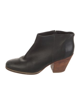 Rachel Comey Leather Raw-Edge Trim Boots