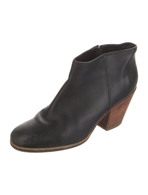 Rachel Comey Leather Raw-Edge Trim Boots