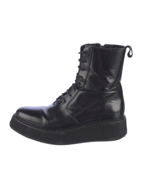 Rachel Comey Patent Leather Combat Boots