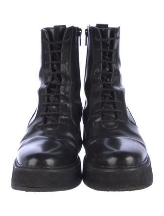 Rachel Comey Patent Leather Combat Boots
