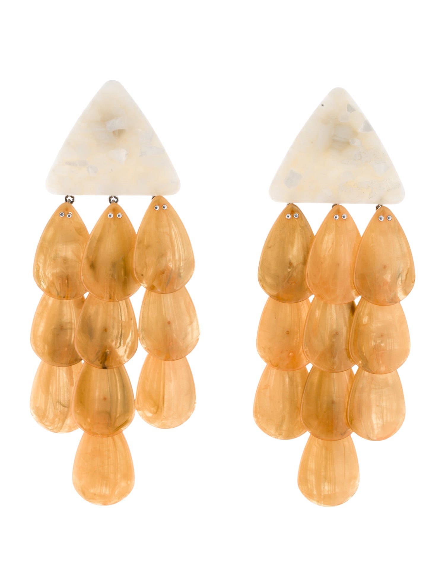 Rachel Comey Acrylic Luma Chandelier Drop Earrings