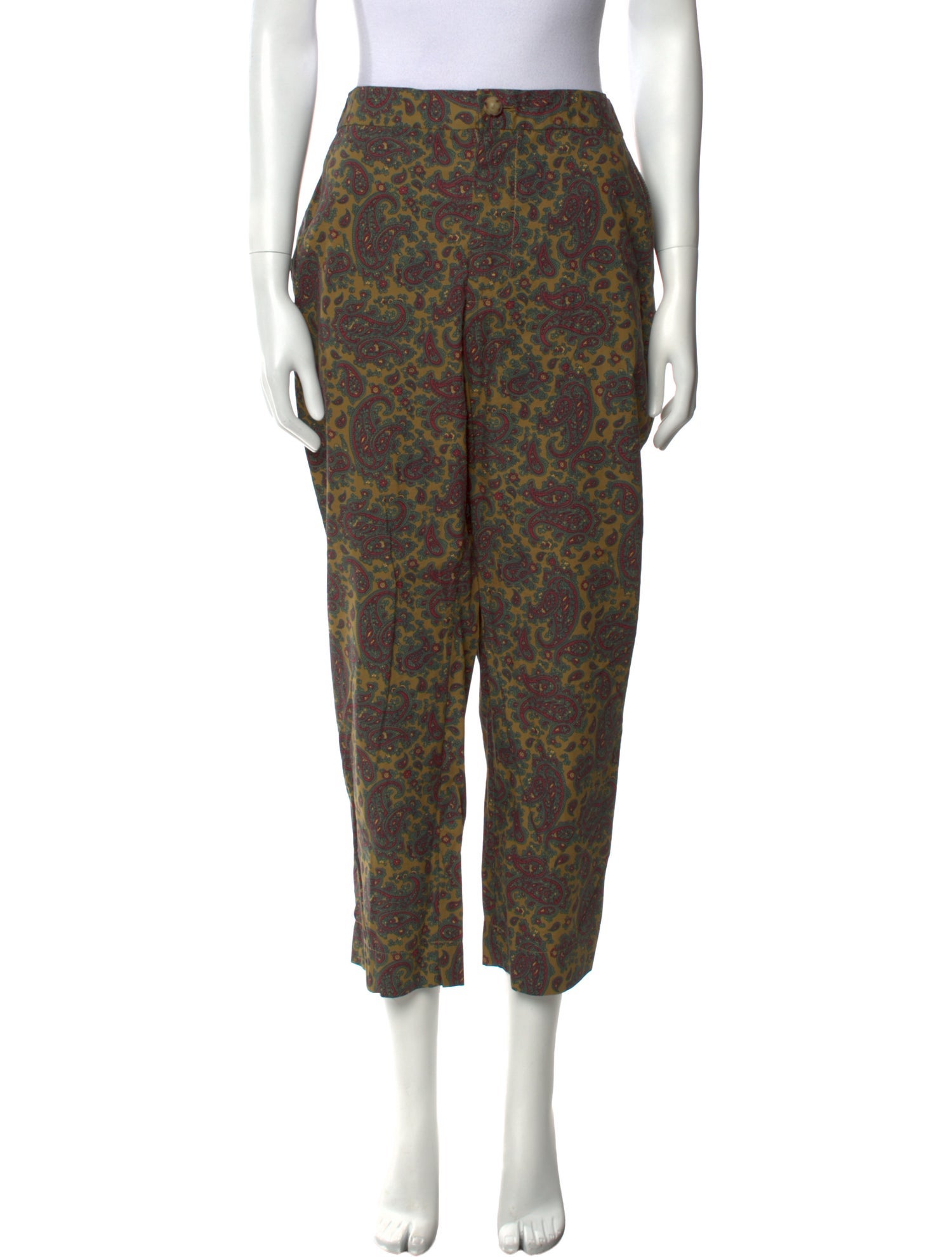 Rachel Comey Paisley Print Straight Leg Pants