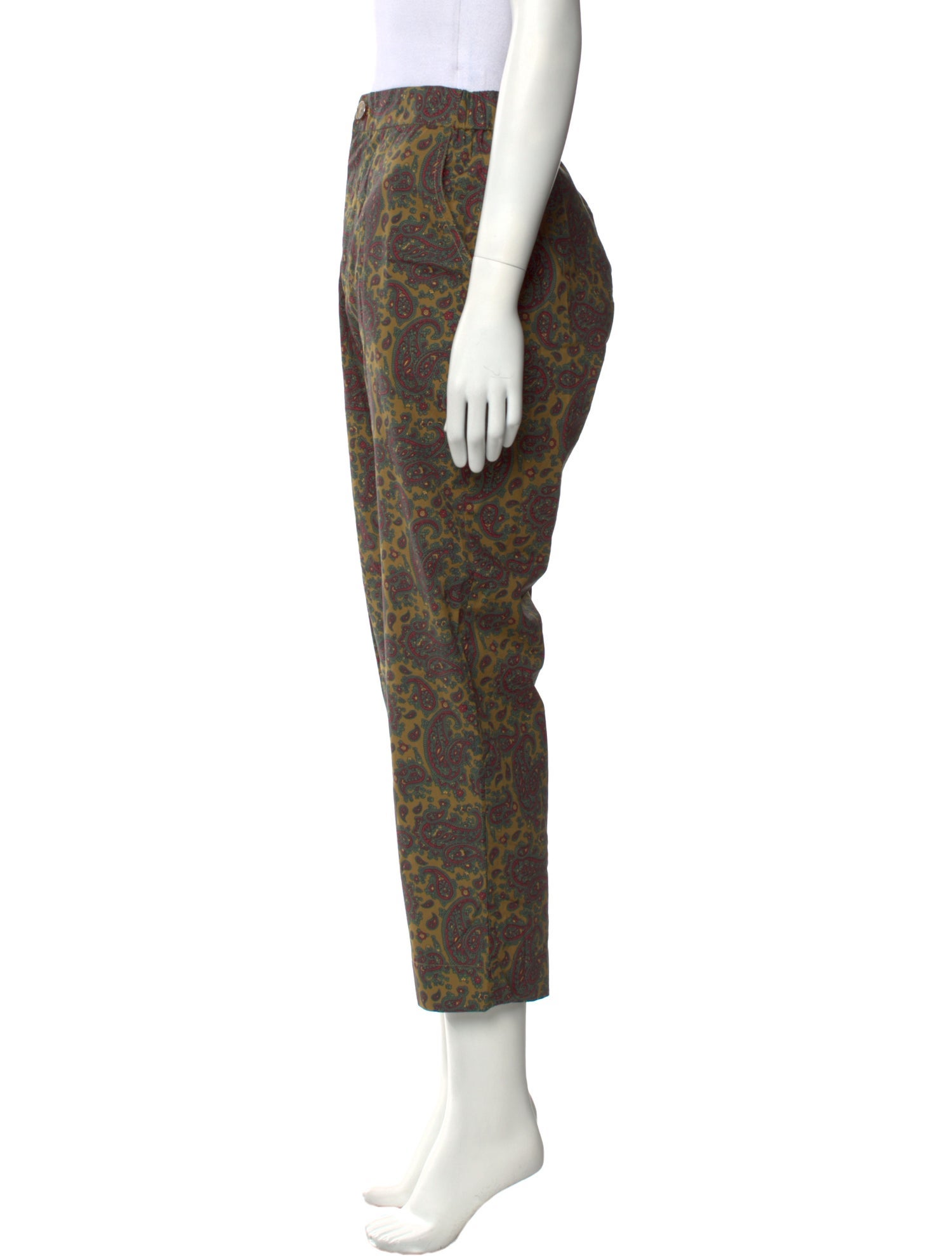 Rachel Comey Paisley Print Straight Leg Pants