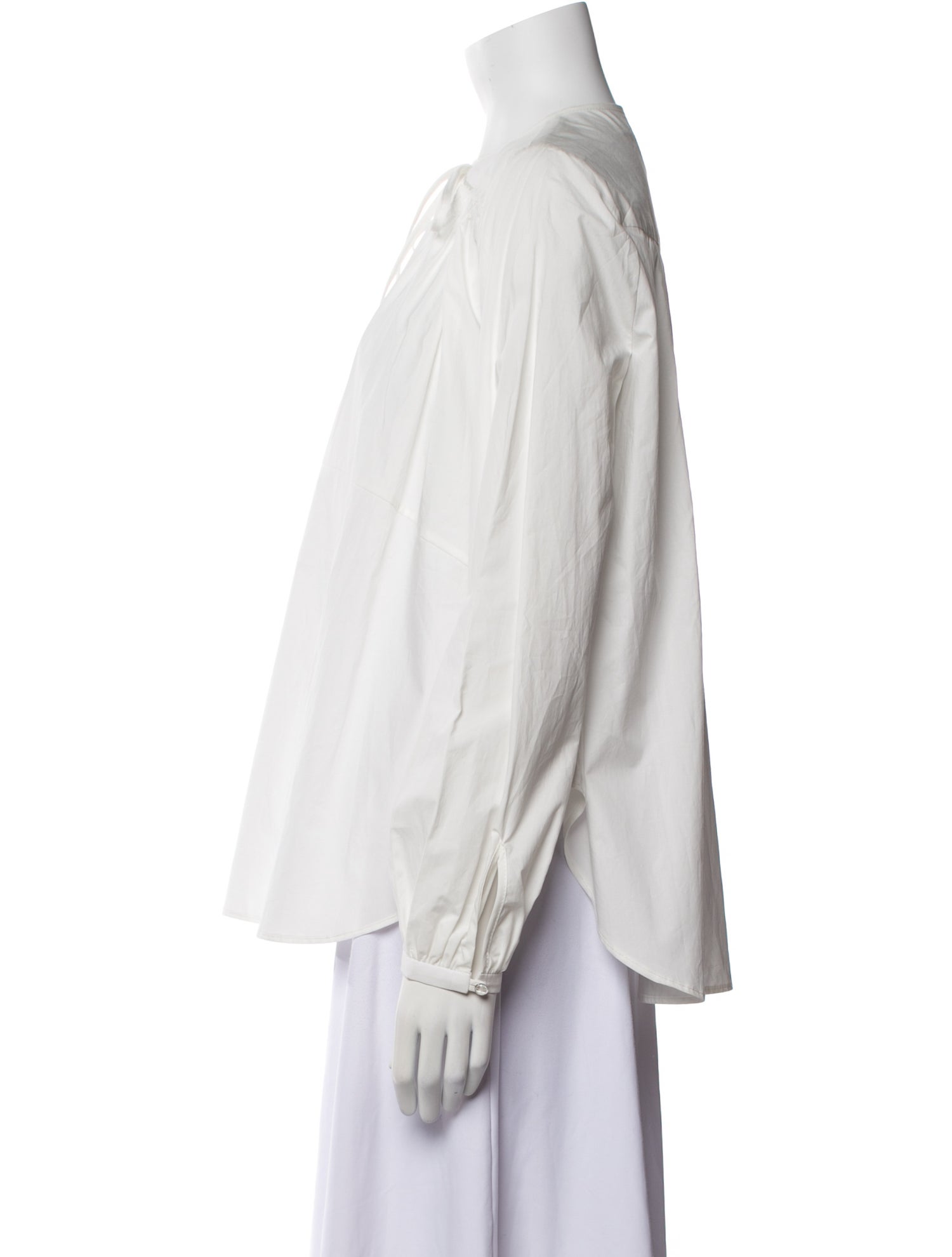 Rachel Comey Tie Neck Long Sleeve Blouse