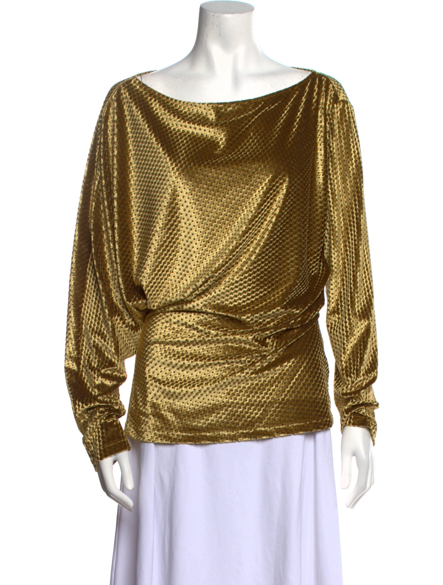 Rachel Comey Bateau Neckline Long Sleeve Blouse