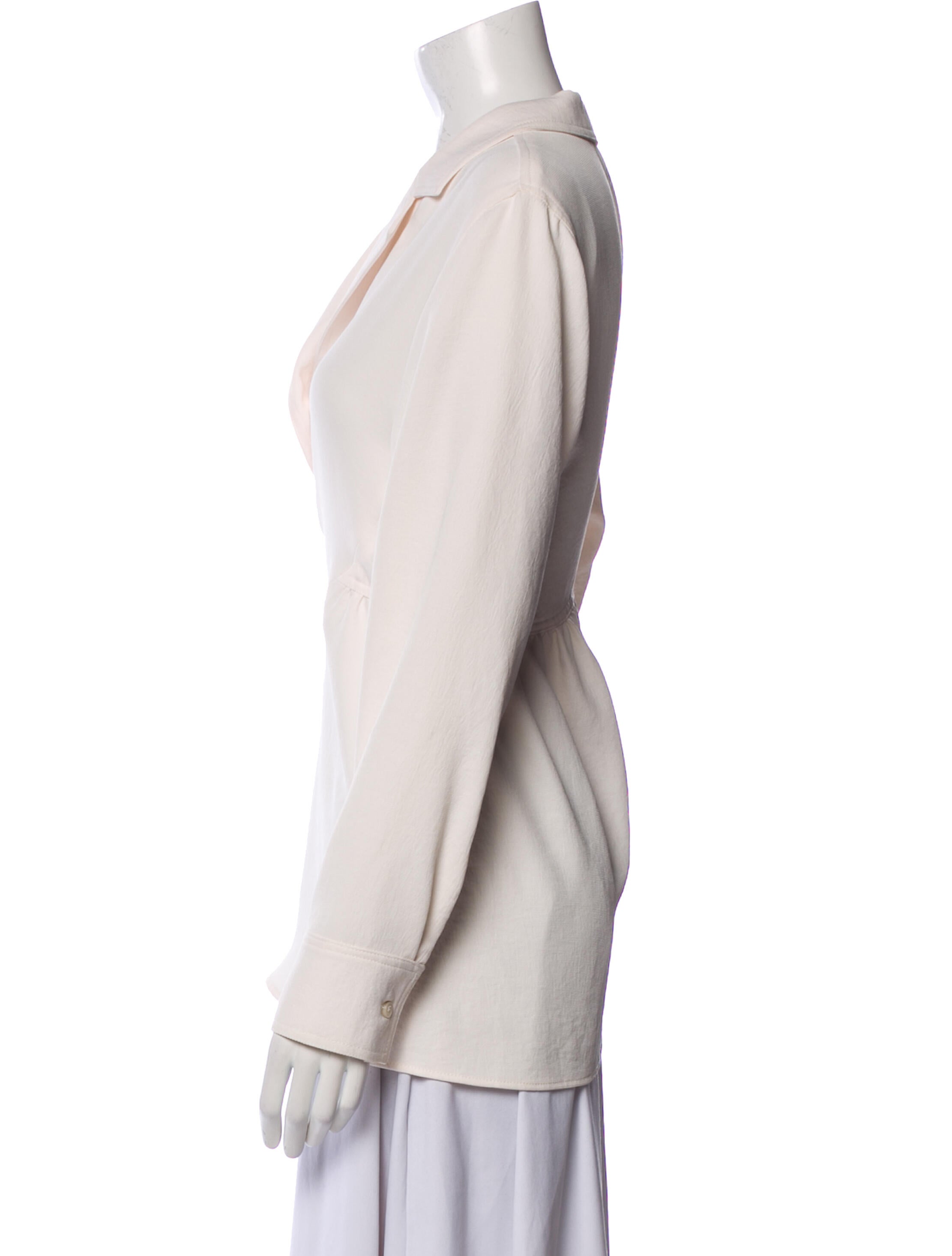 Rachel Comey Long Sleeve Button-Up Top