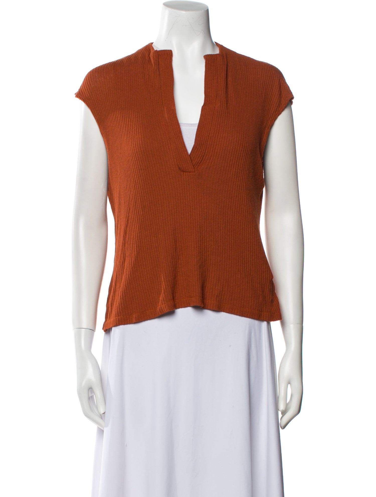 Rachel Comey Plunge Neckline Short Sleeve Top