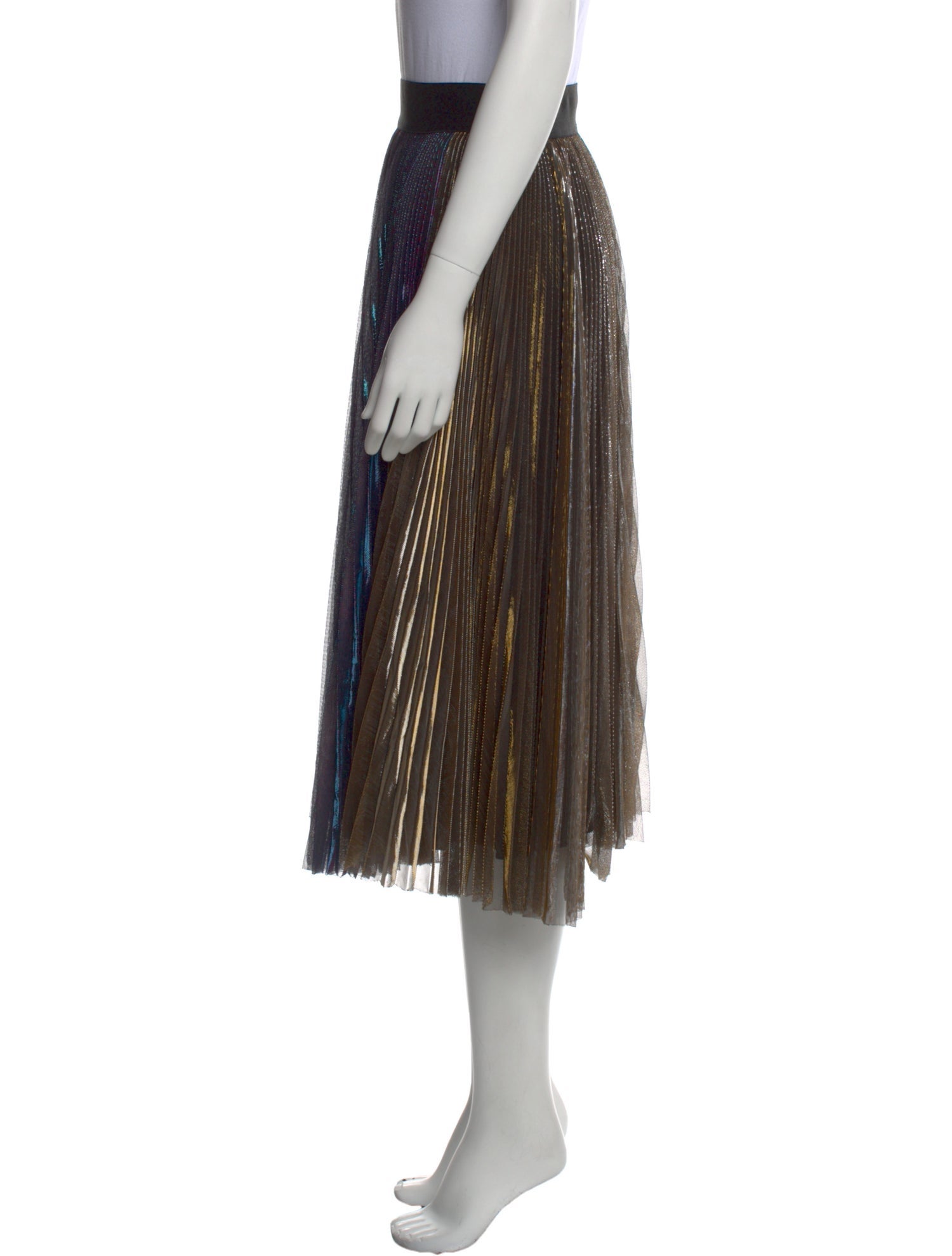 Rachel Comey Colorblock Pattern Mini Skirt