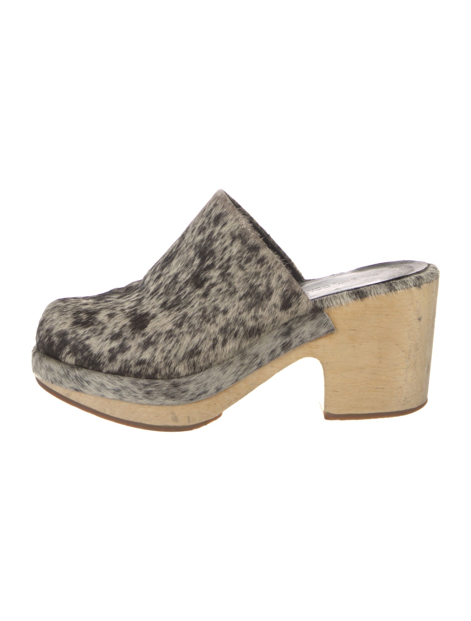 Rachel Comey Ponyhair Animal Print Mules