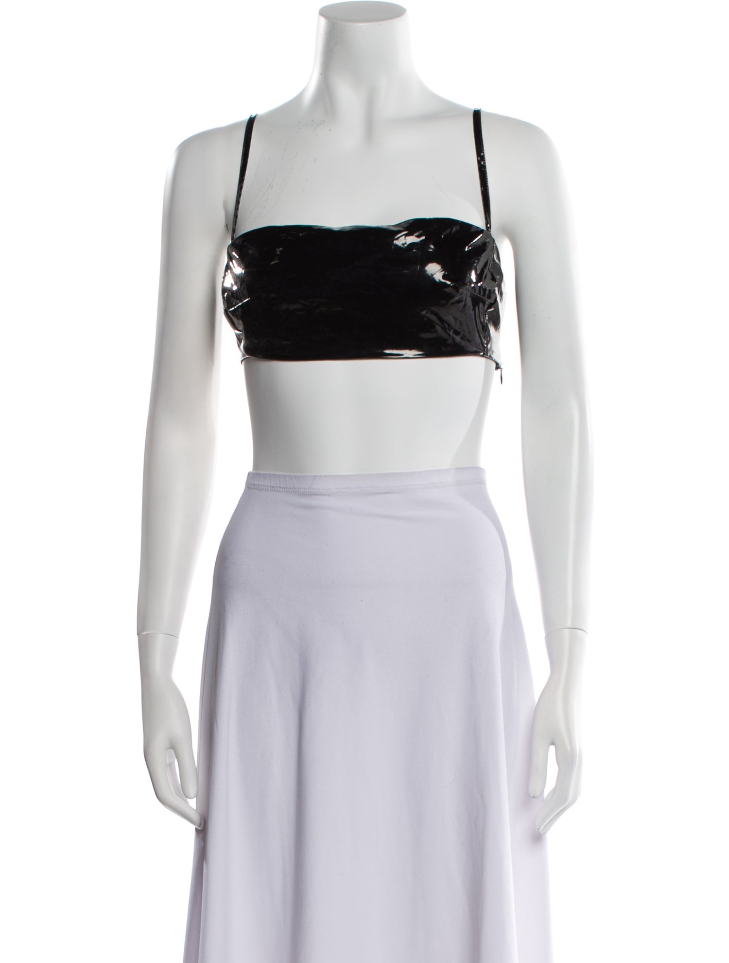 Rachel Comey Square Neckline Sleeveless Crop Top