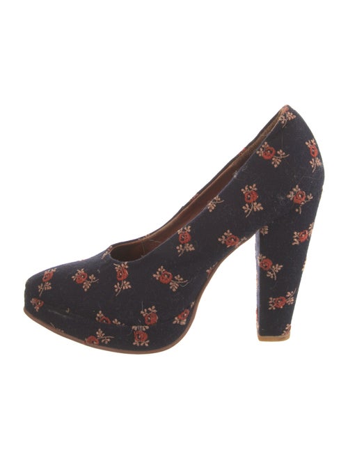 Rachel Comey Canvas Printed Pumps