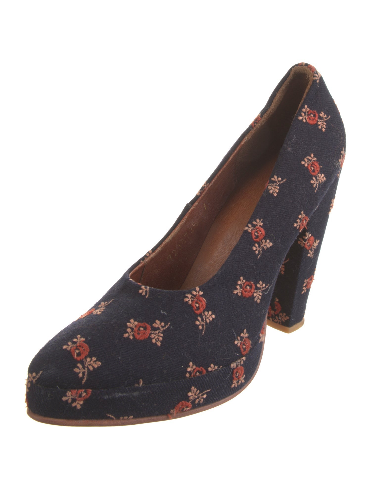 Rachel Comey Canvas Printed Pumps