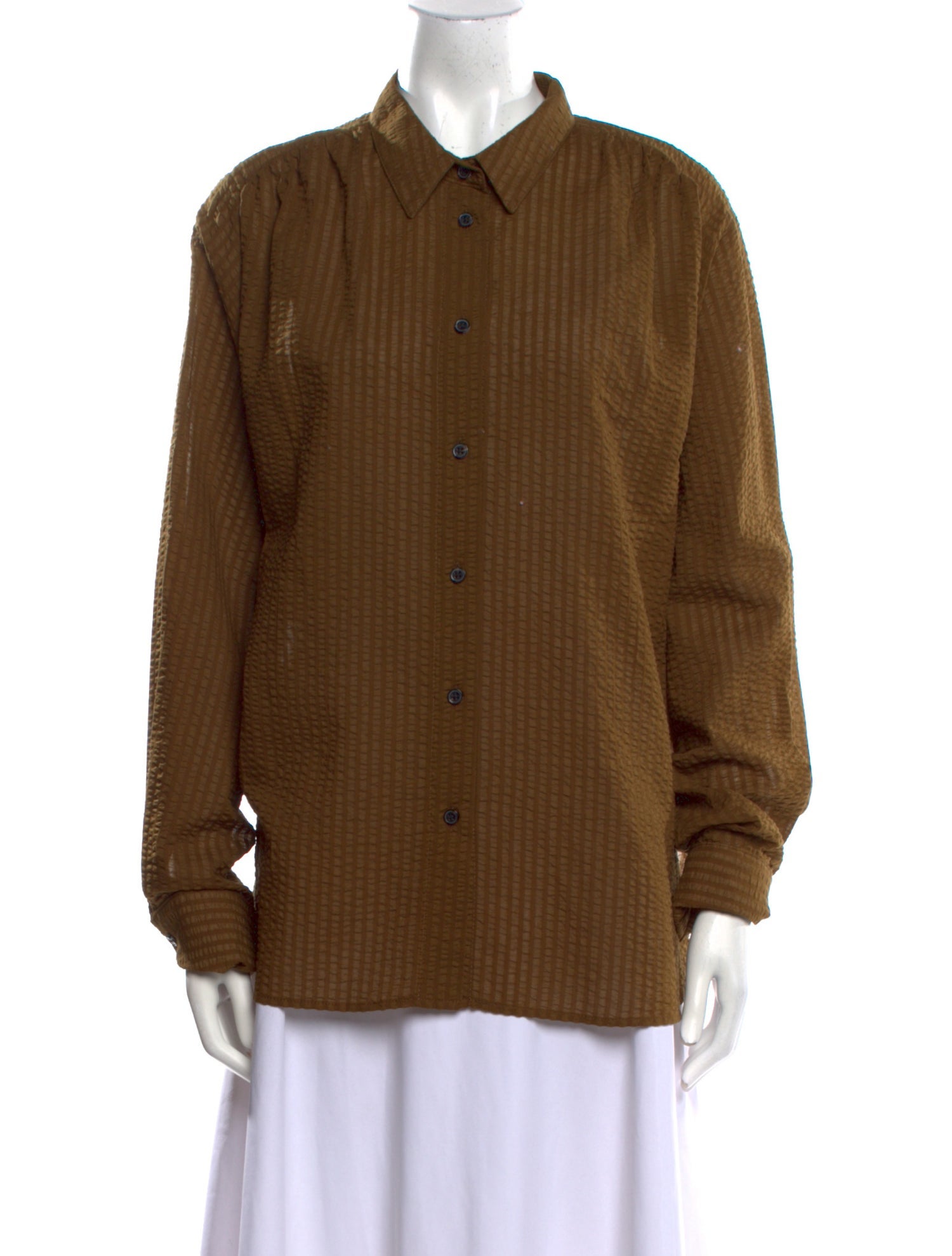 Rachel Comey Long Sleeve Button-Up Top