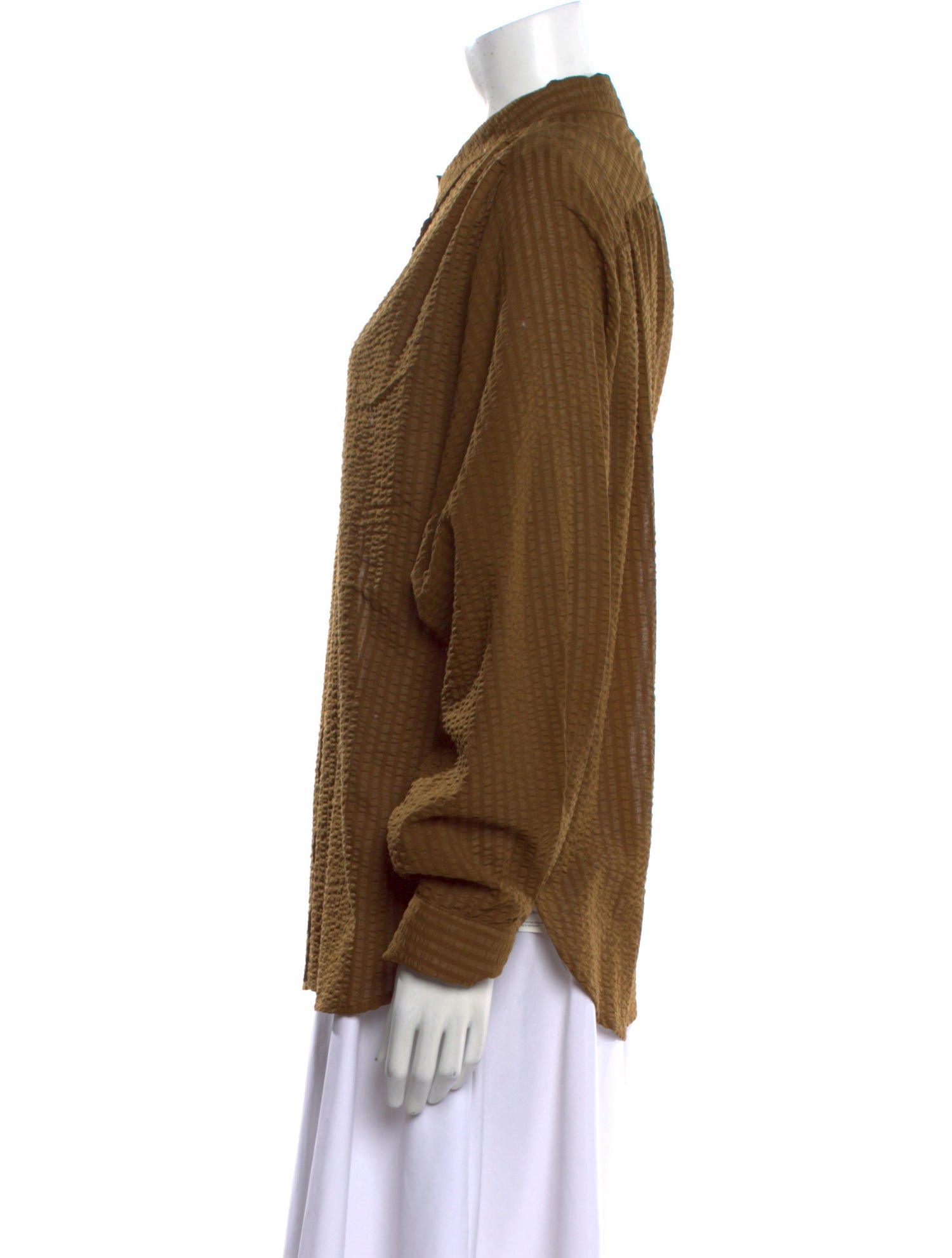 Rachel Comey Long Sleeve Button-Up Top