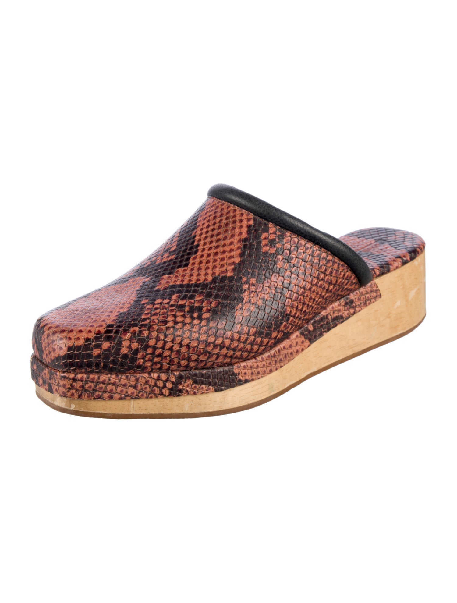 Rachel Comey Leather Animal Print Mules