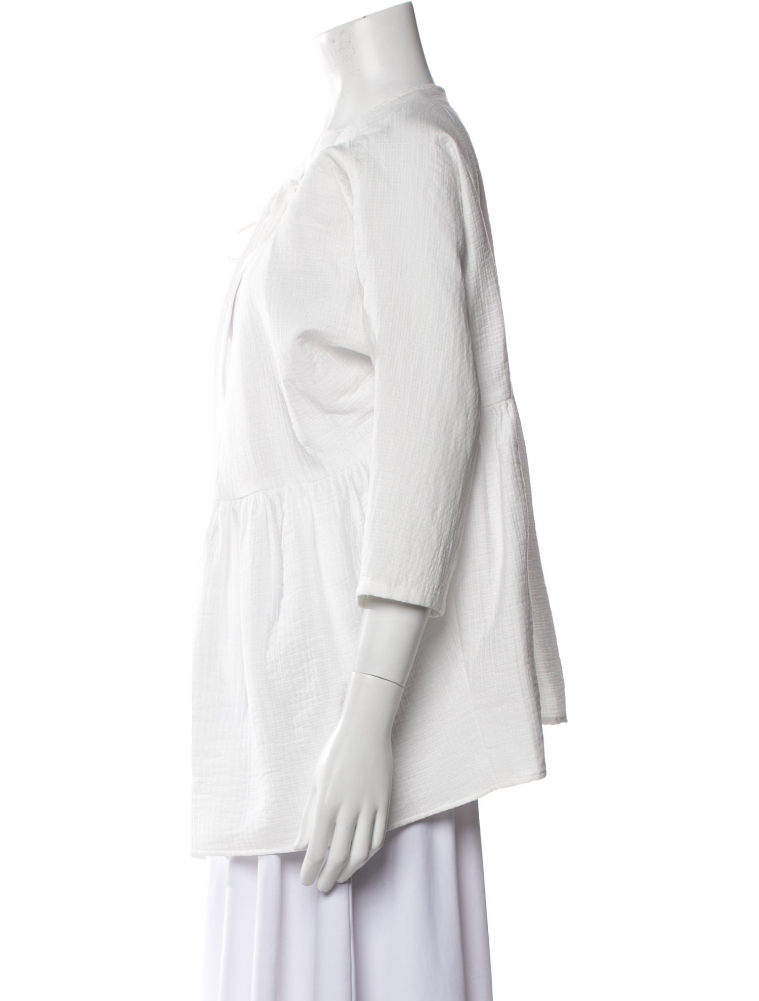 Rachel Comey V-Neck Three-Quarter Sleeve Tunic