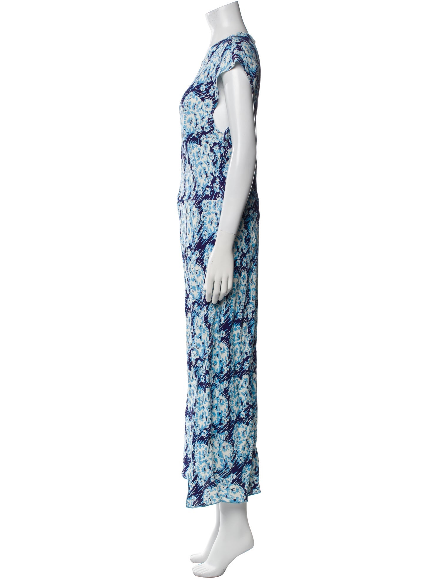 Rachel Comey Floral Print Long Dress