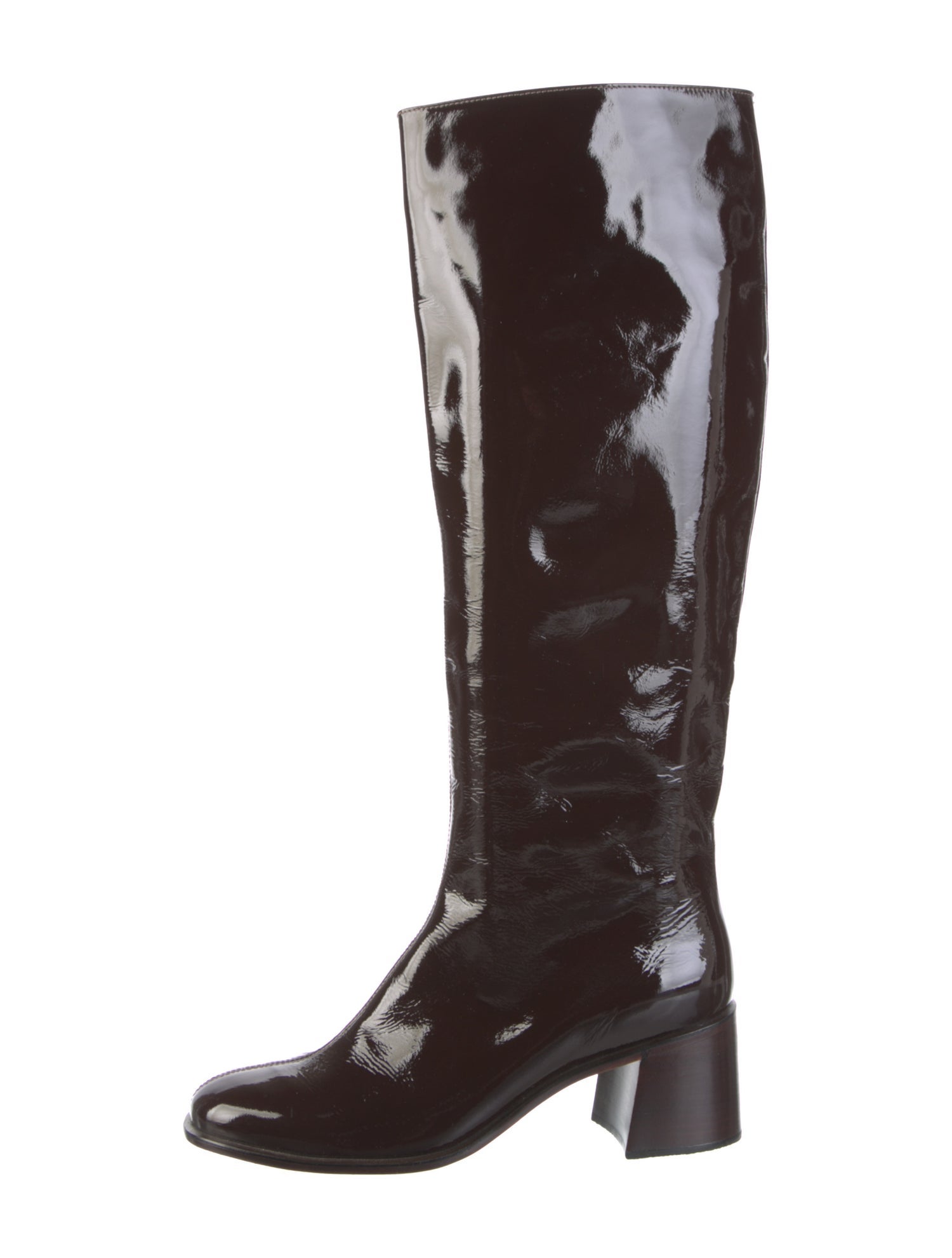 Rachel Comey Patent Leather Riding Boots