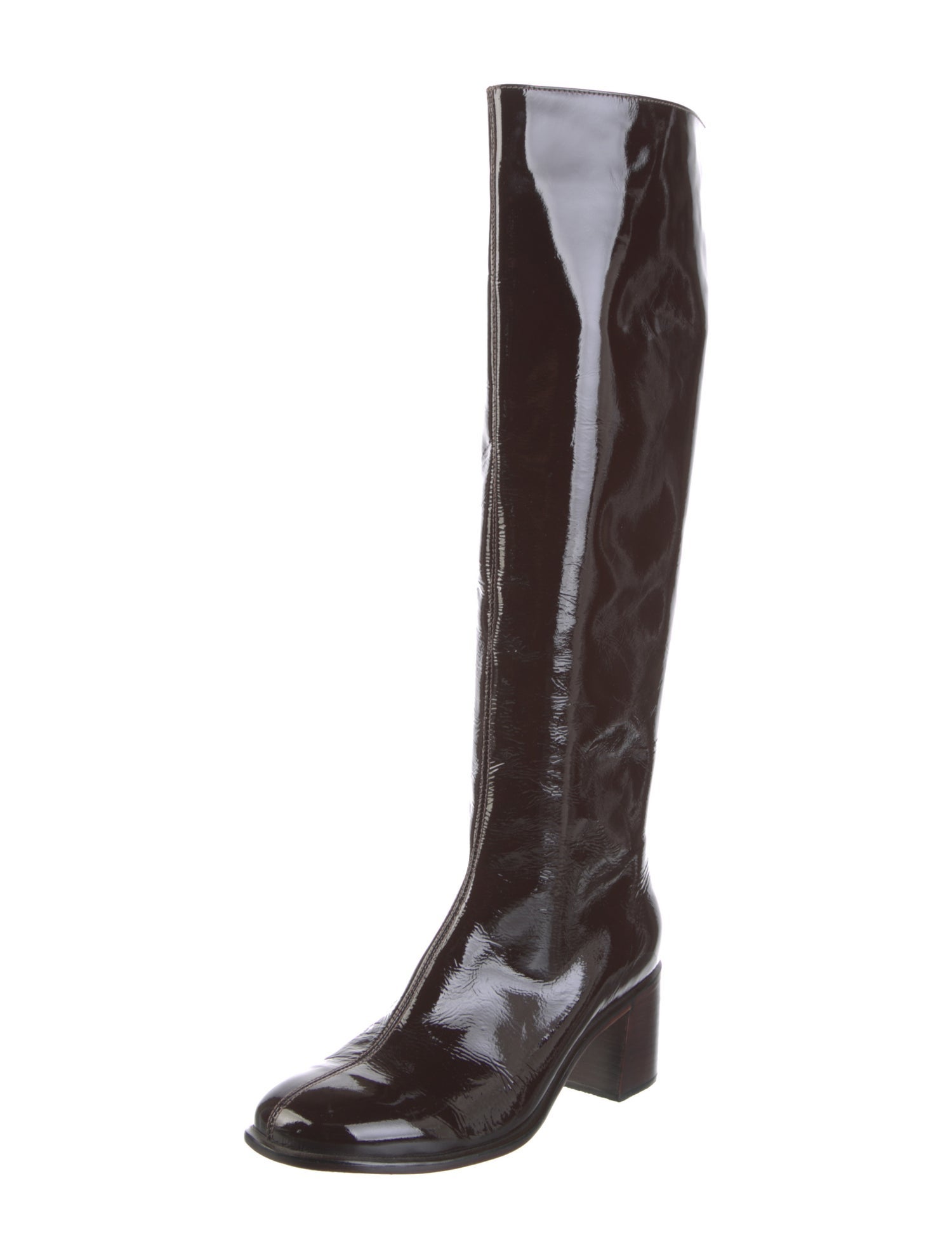 Rachel Comey Patent Leather Riding Boots