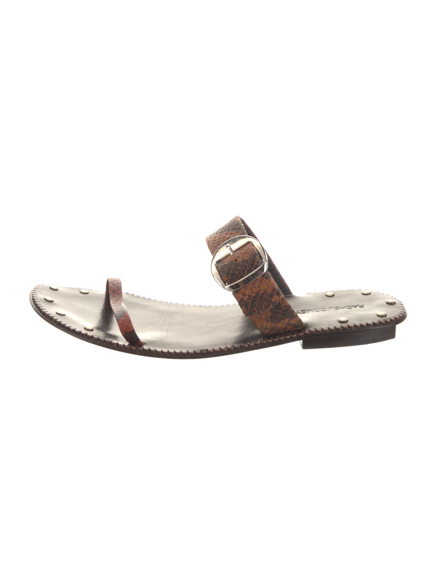 Rachel Comey Snakeskin Studded Accents Sandals