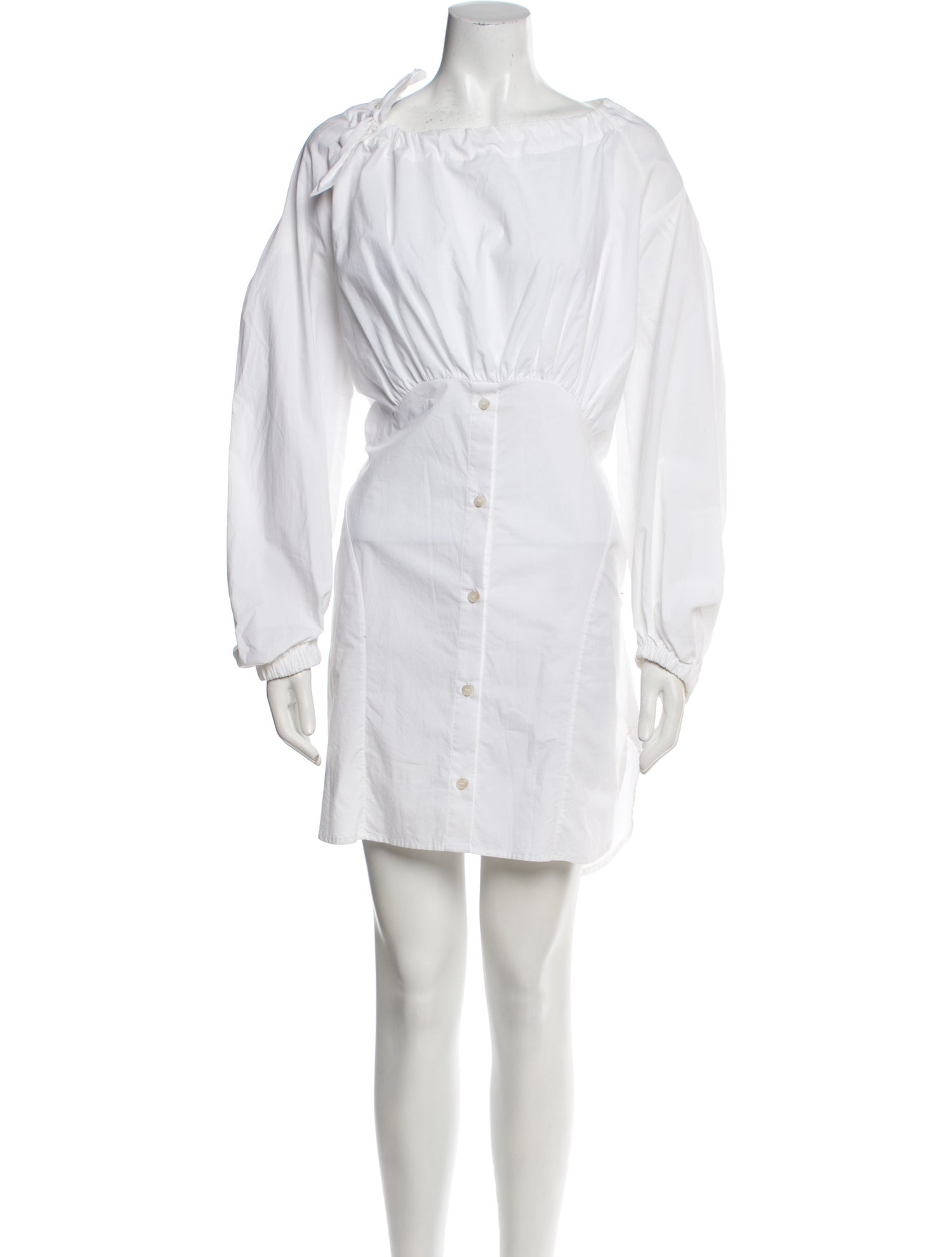 Rachel Comey Off-The-Shoulder Mini Dress