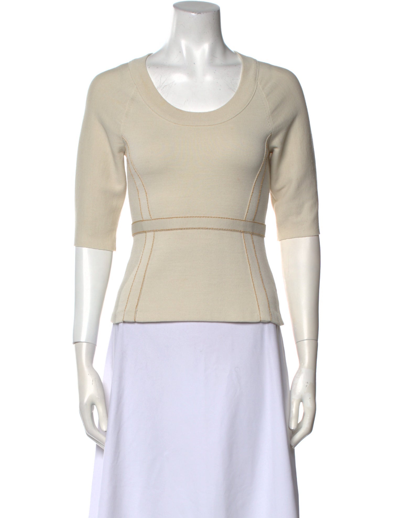 Rachel Comey Wool Scoop Neck Top