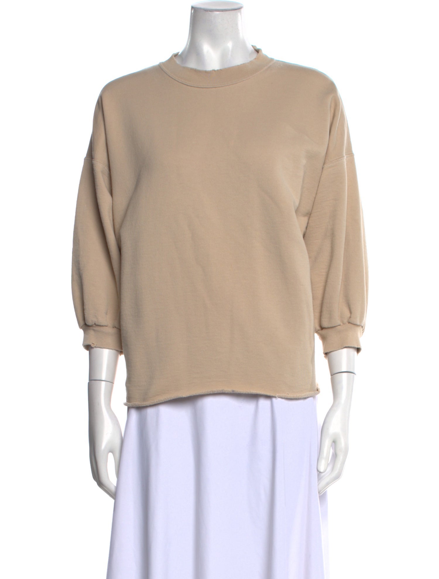 Rachel Comey Crew Neck Three-Quarter Sleeve Sweatshirt