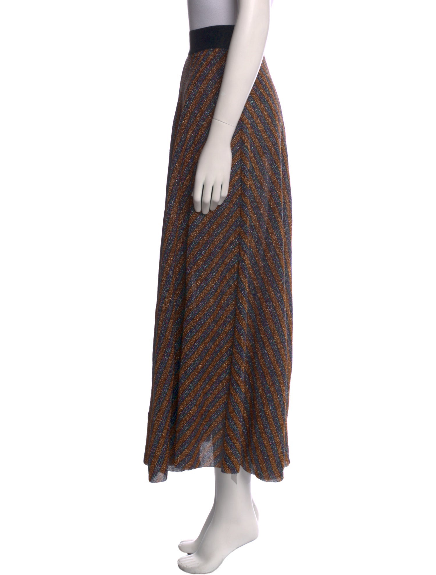 Rachel Comey Striped Midi Length Skirt