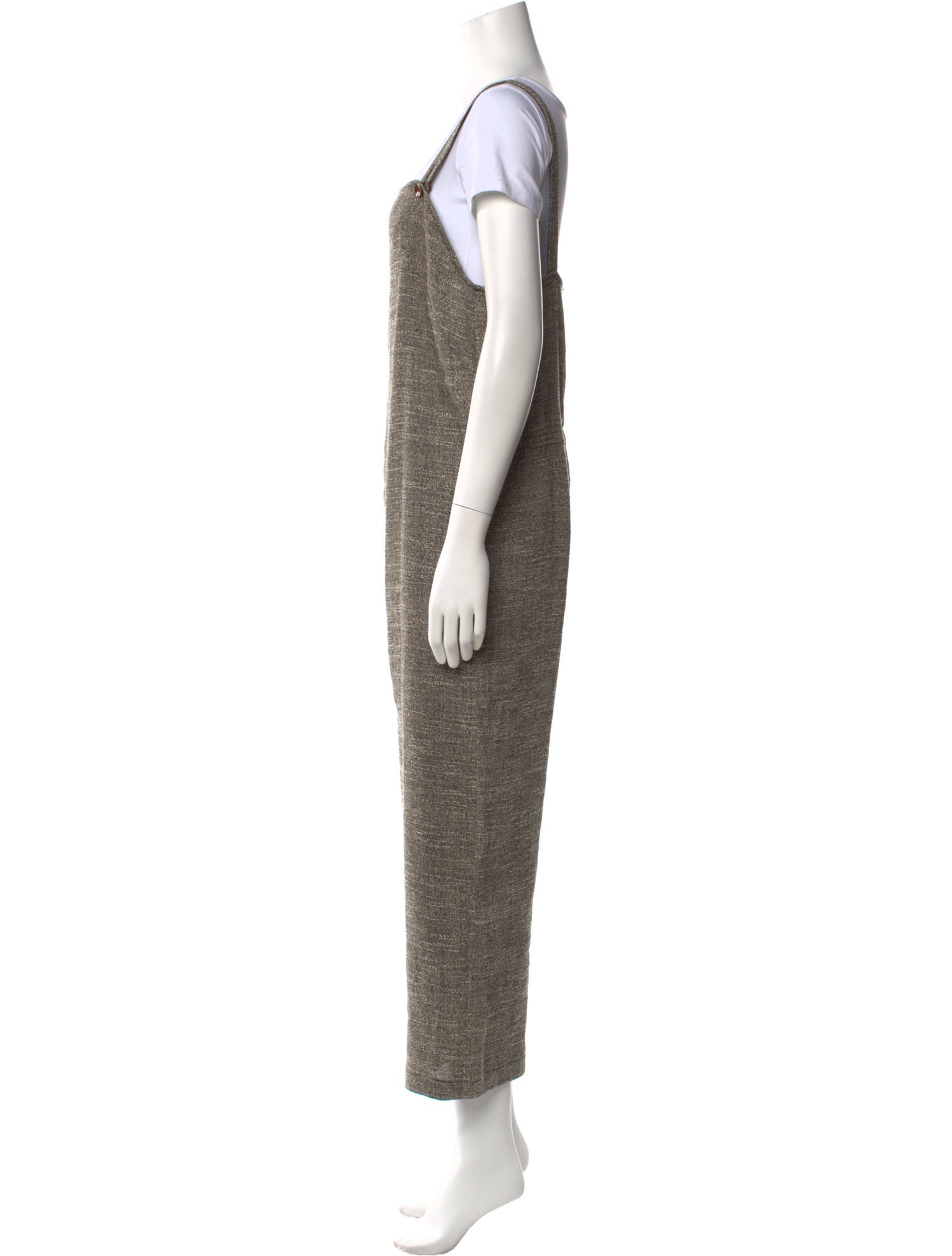Rachel Comey Linen Tweed Pattern Jumpsuit