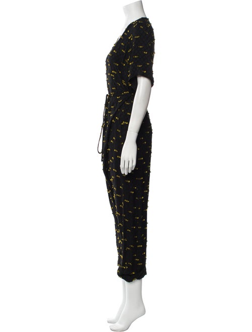 Rachel Comey Printed V-Neck Jumpsuit